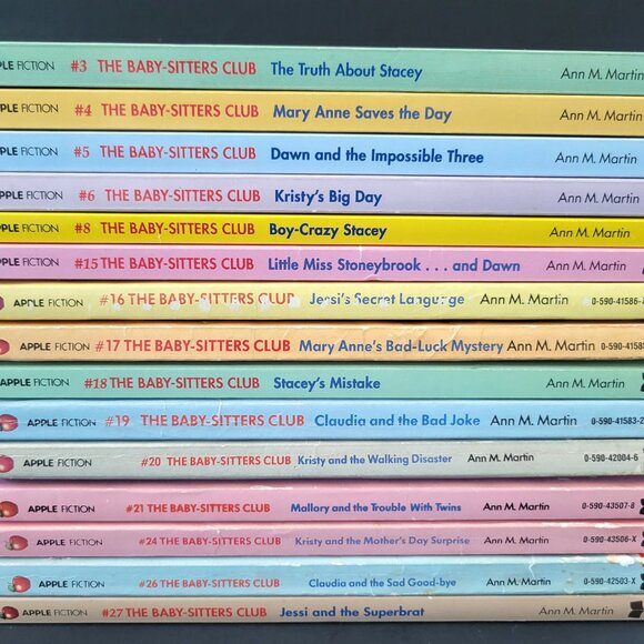 THE BABYSITTERS CLUB LOT OF 15 BOOKS VINTAGE SCHOLASTIC 1990s ANN M. MARTIN 1-27 - Picture 4 of 14